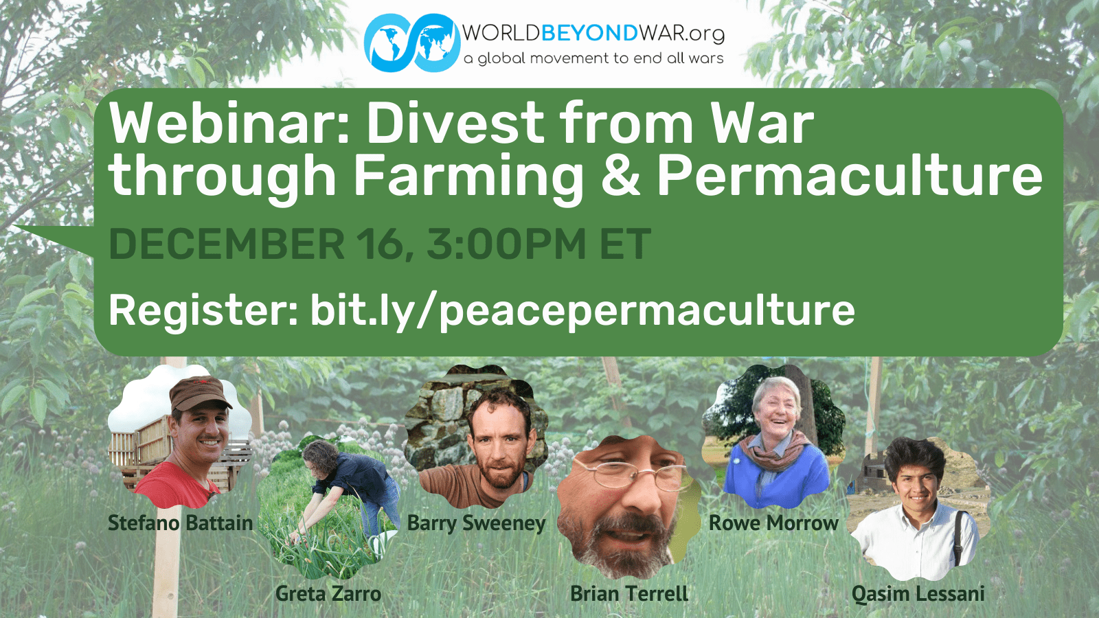 Webinar: Peace & Permaculture